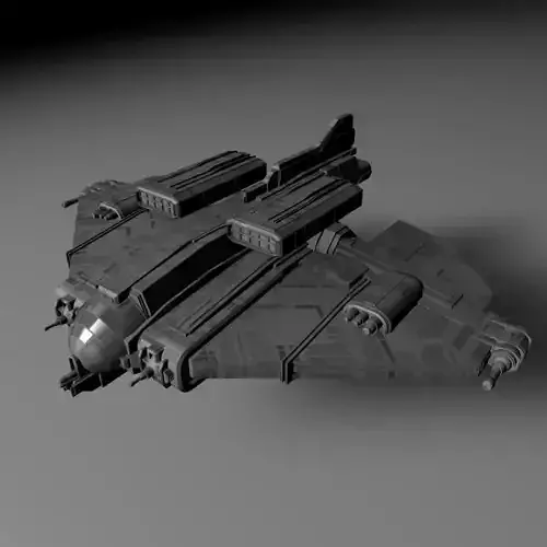 Tiger 3 - Heavy Gunboat 3D model
