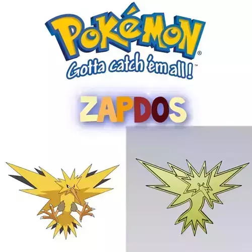 Amazing Pokemon Zapdos Cookie Cutter Stamp Cake Decorating 