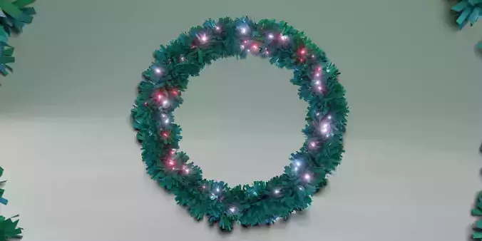 Garland Christmas Wreath Geonodes 