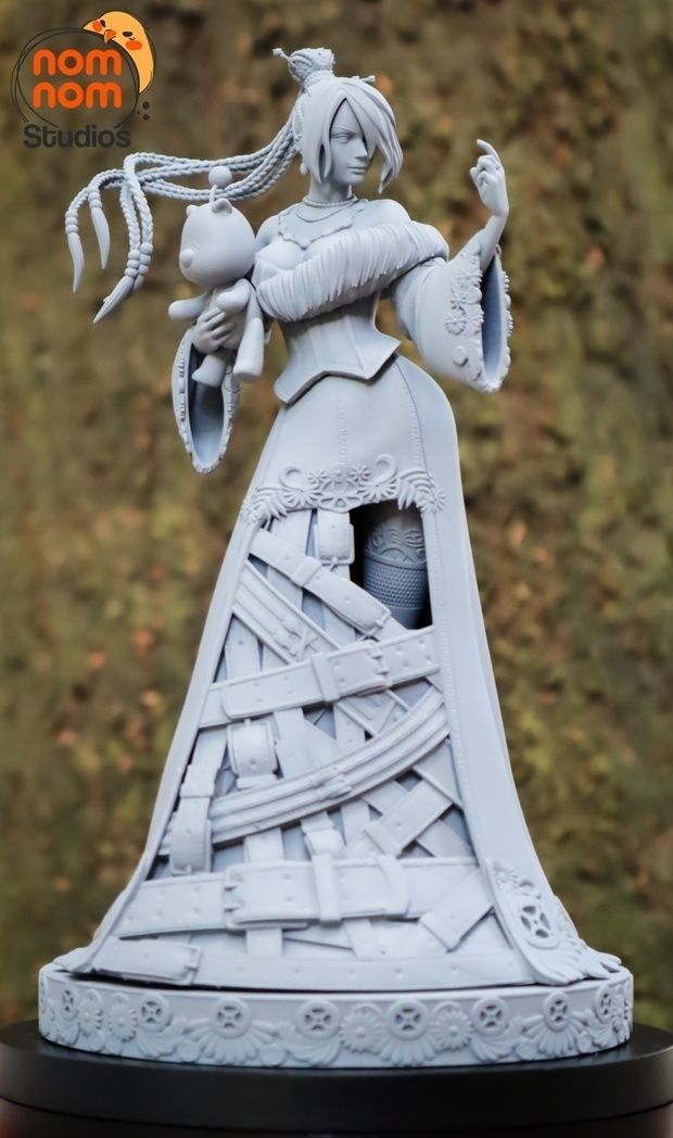 Lulu from FFX version 1 3D print model_1