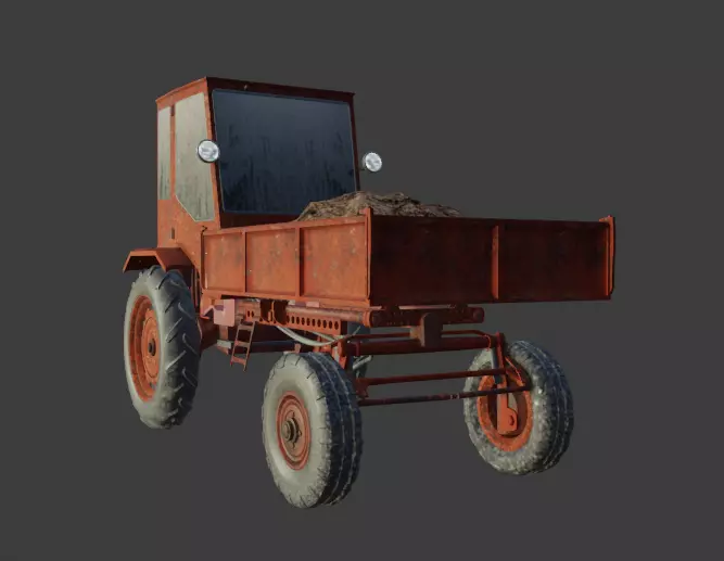 T16 Vladimirets Tractor 3D model