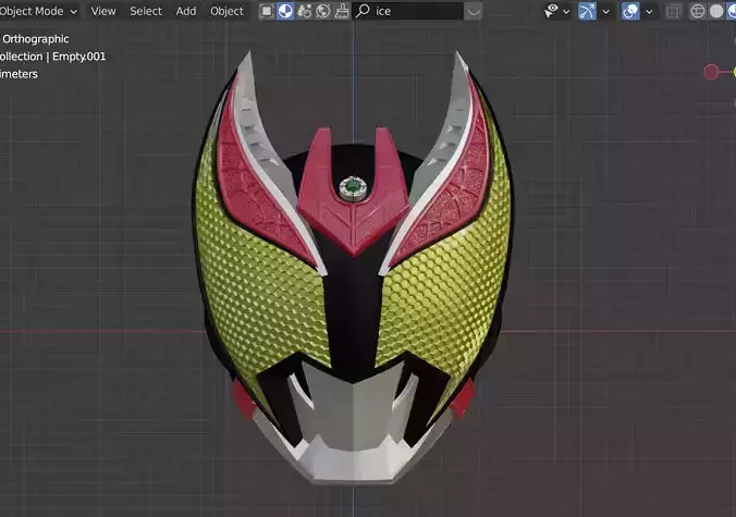 Kamen Rider Kiva 3D printable Helmet
