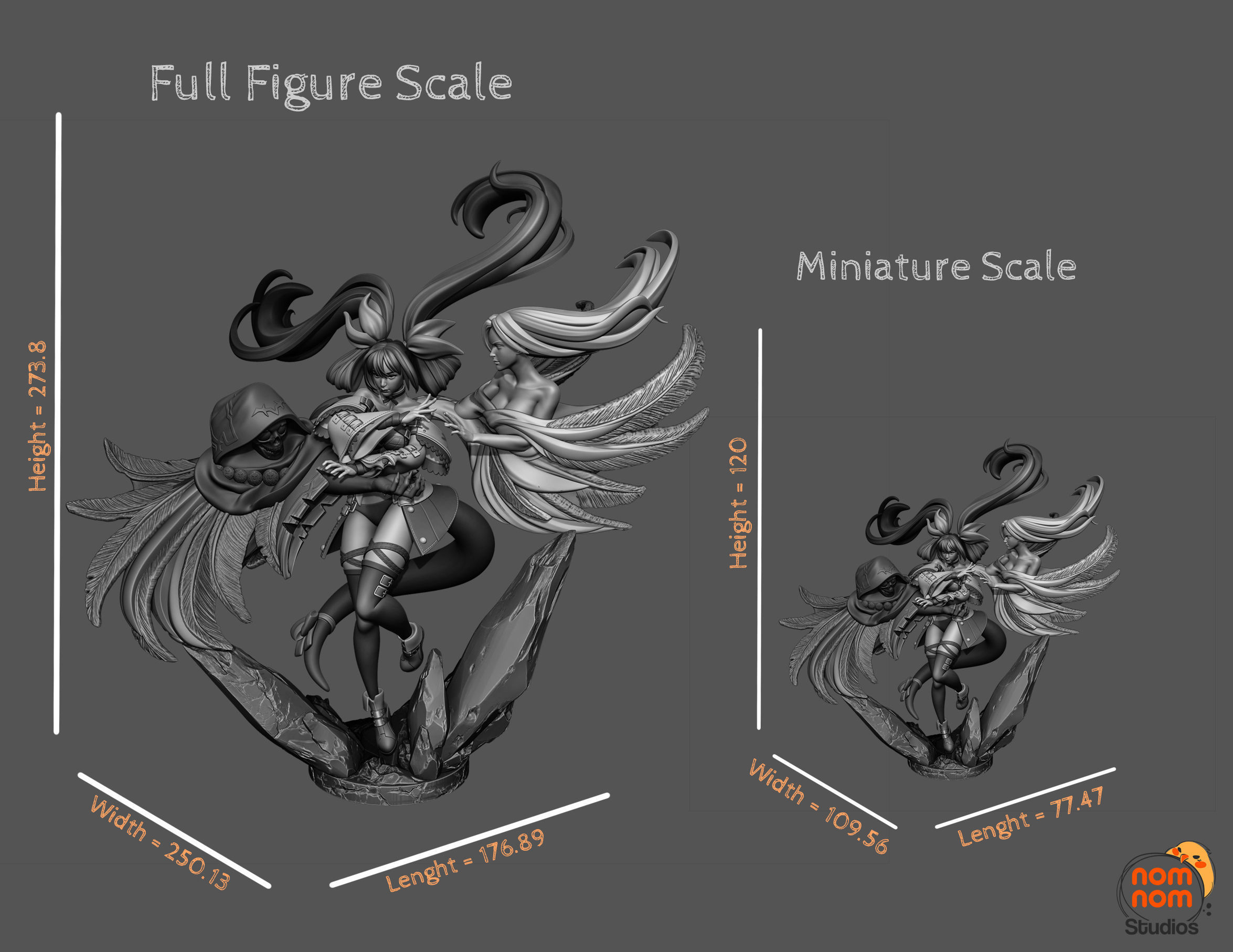 Dizzy - Guilty Gear 3D print model_3