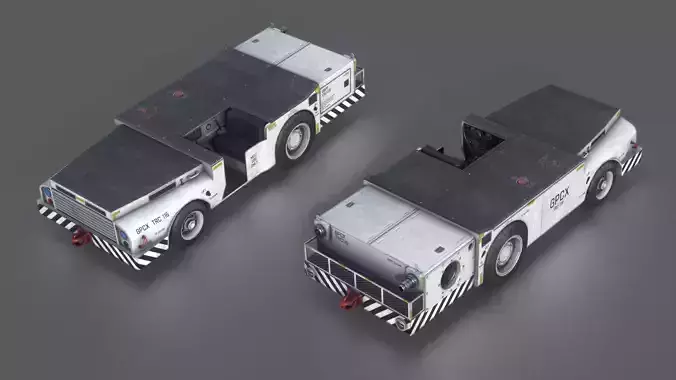 US ARMY Fight Deck Carrier Tractor White