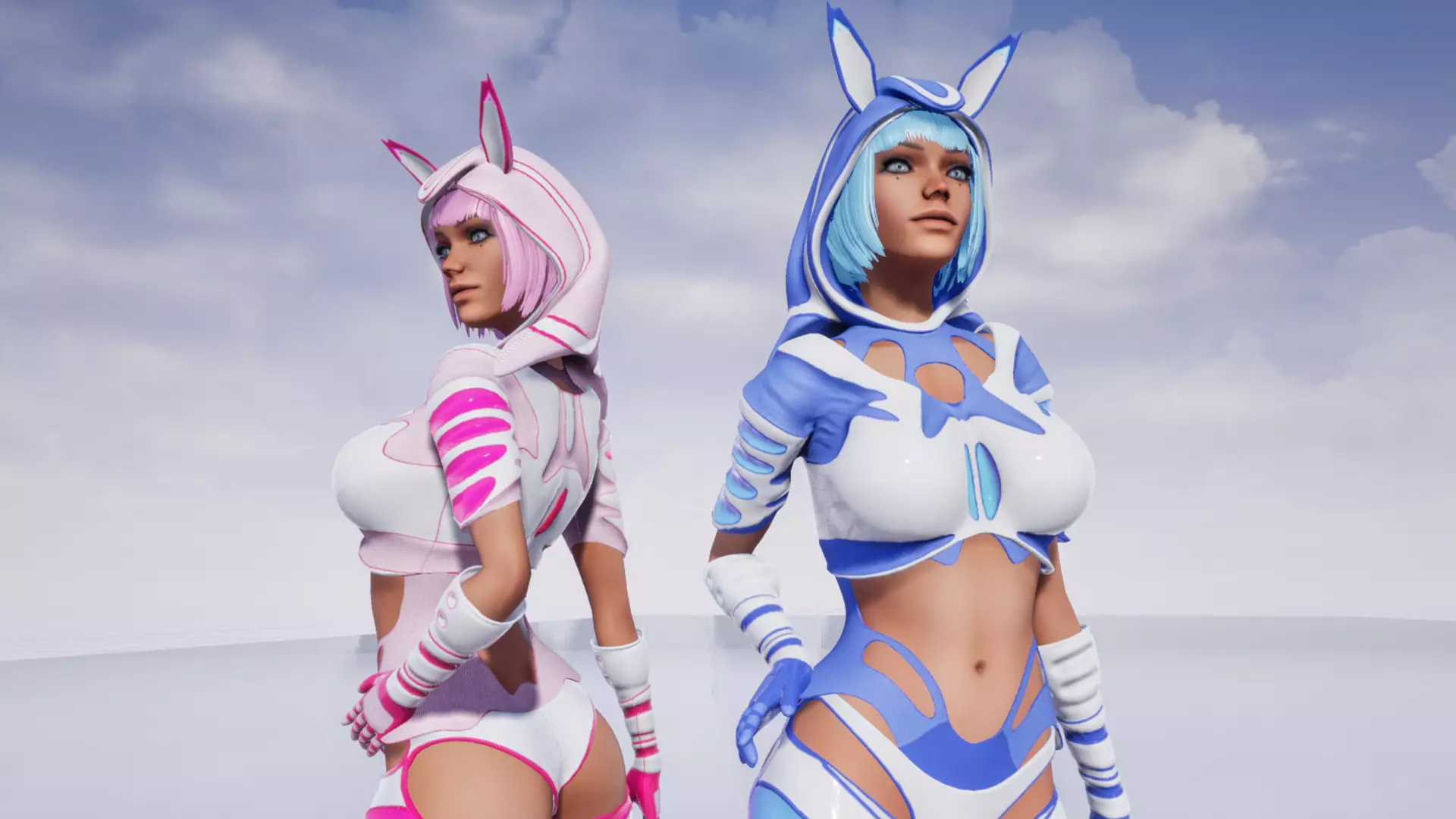 Galactic Fox Low-poly 3D model_0