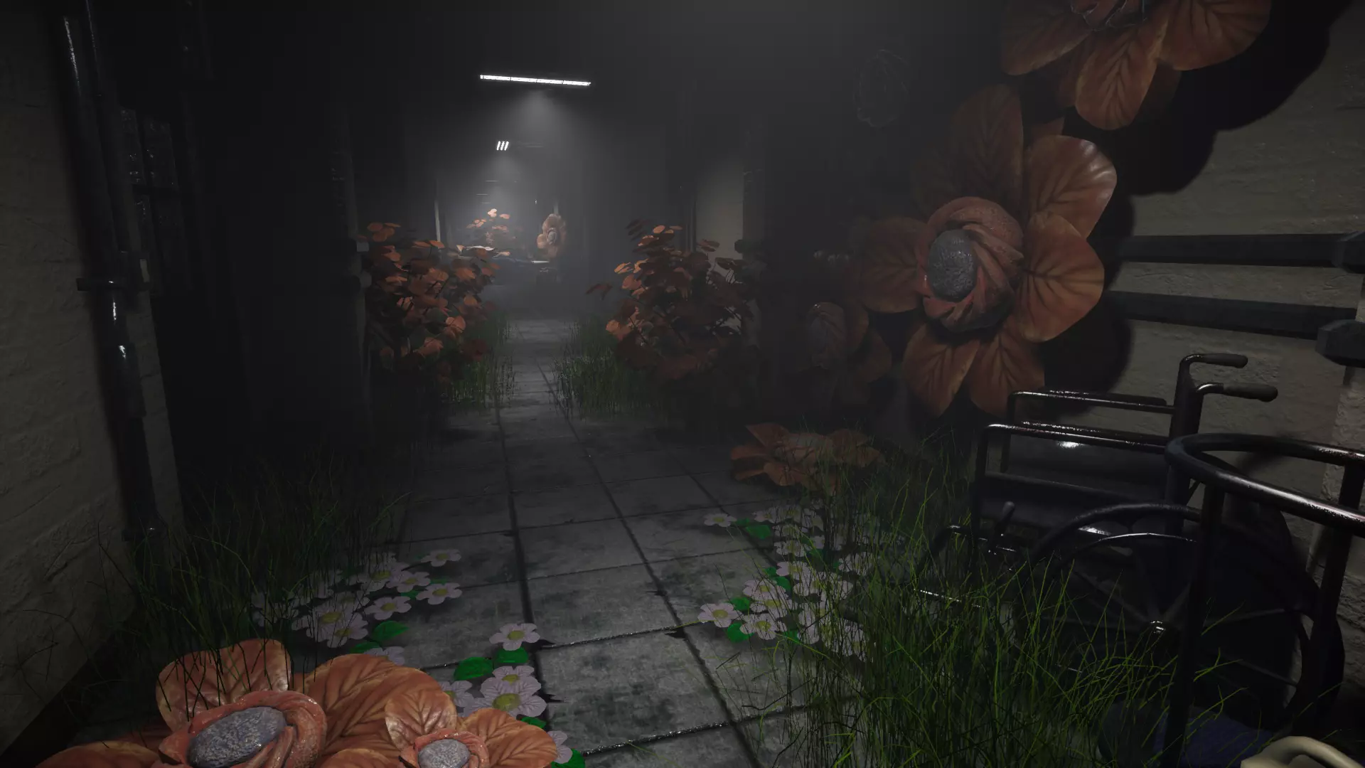 Insane Asylum Kit Low-poly 3D model