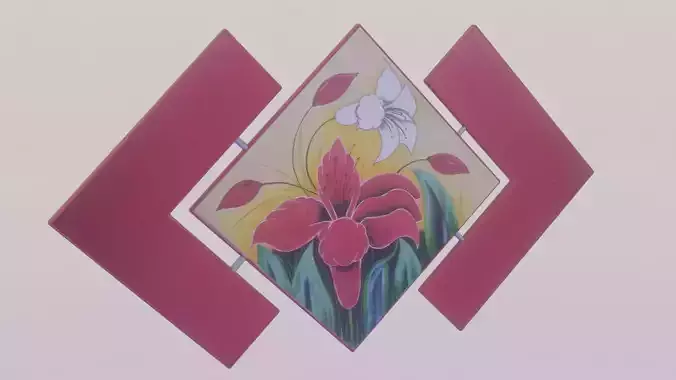 Quadro flower wall art
