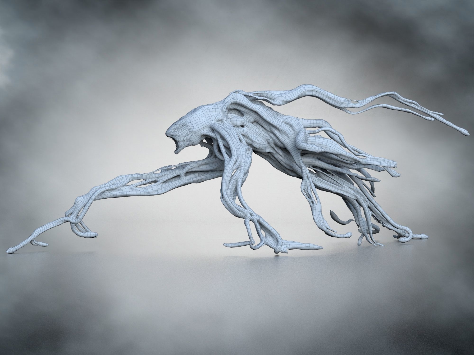 Mimic from Edge of Tomorrow Low-poly 3D model_10