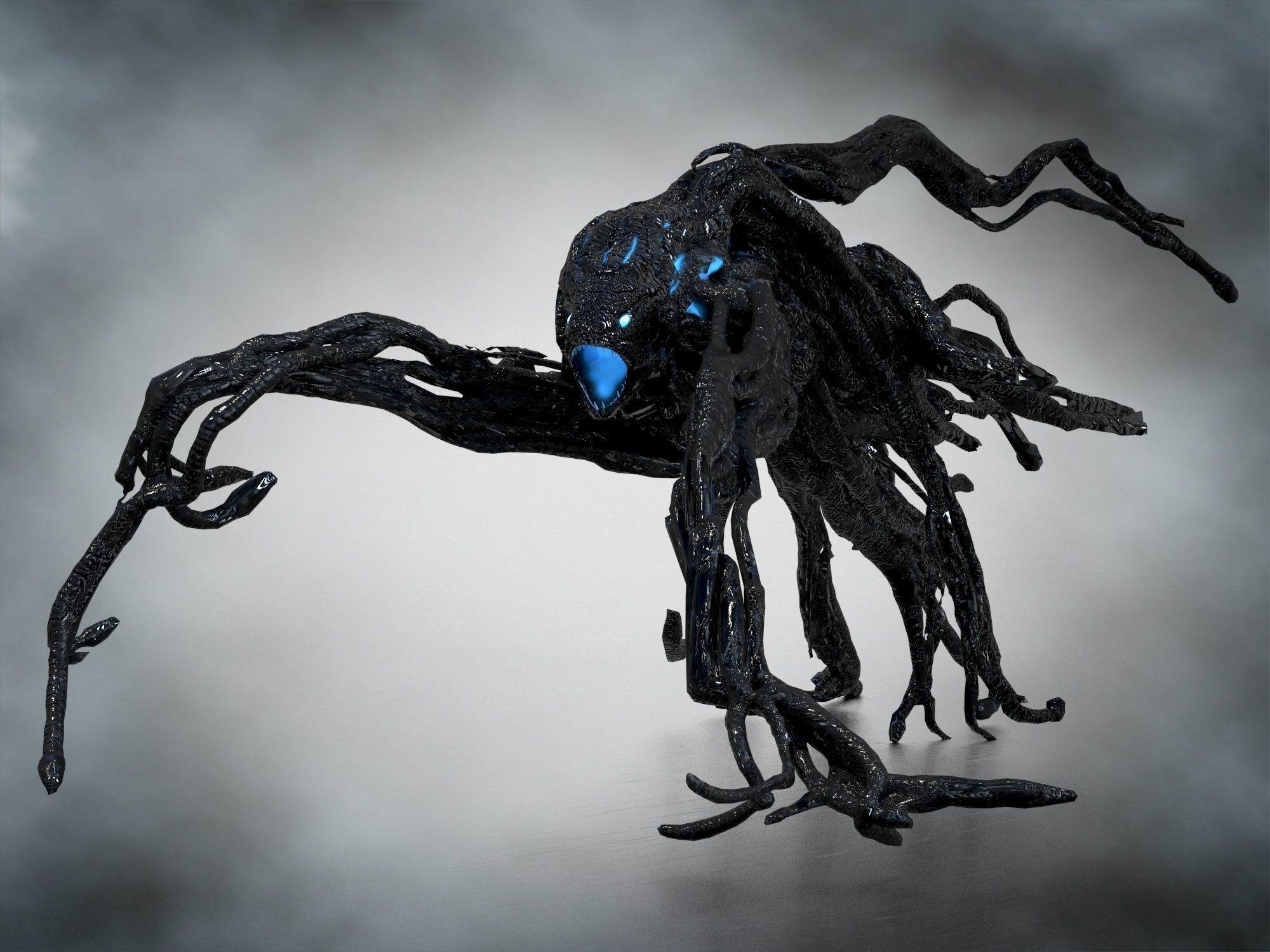 Mimic from Edge of Tomorrow Low-poly 3D model_4