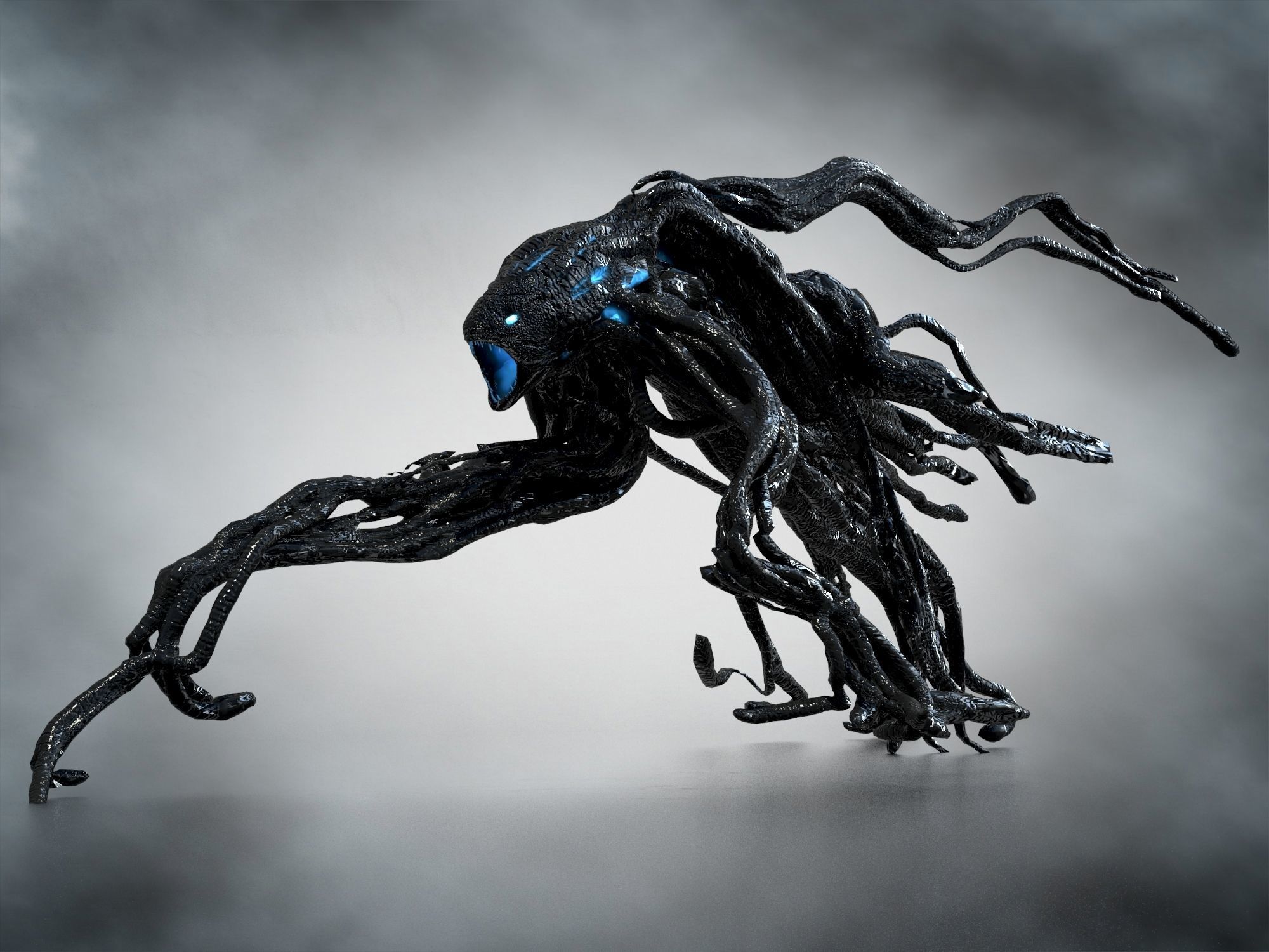 Mimic from Edge of Tomorrow Low-poly 3D model_3