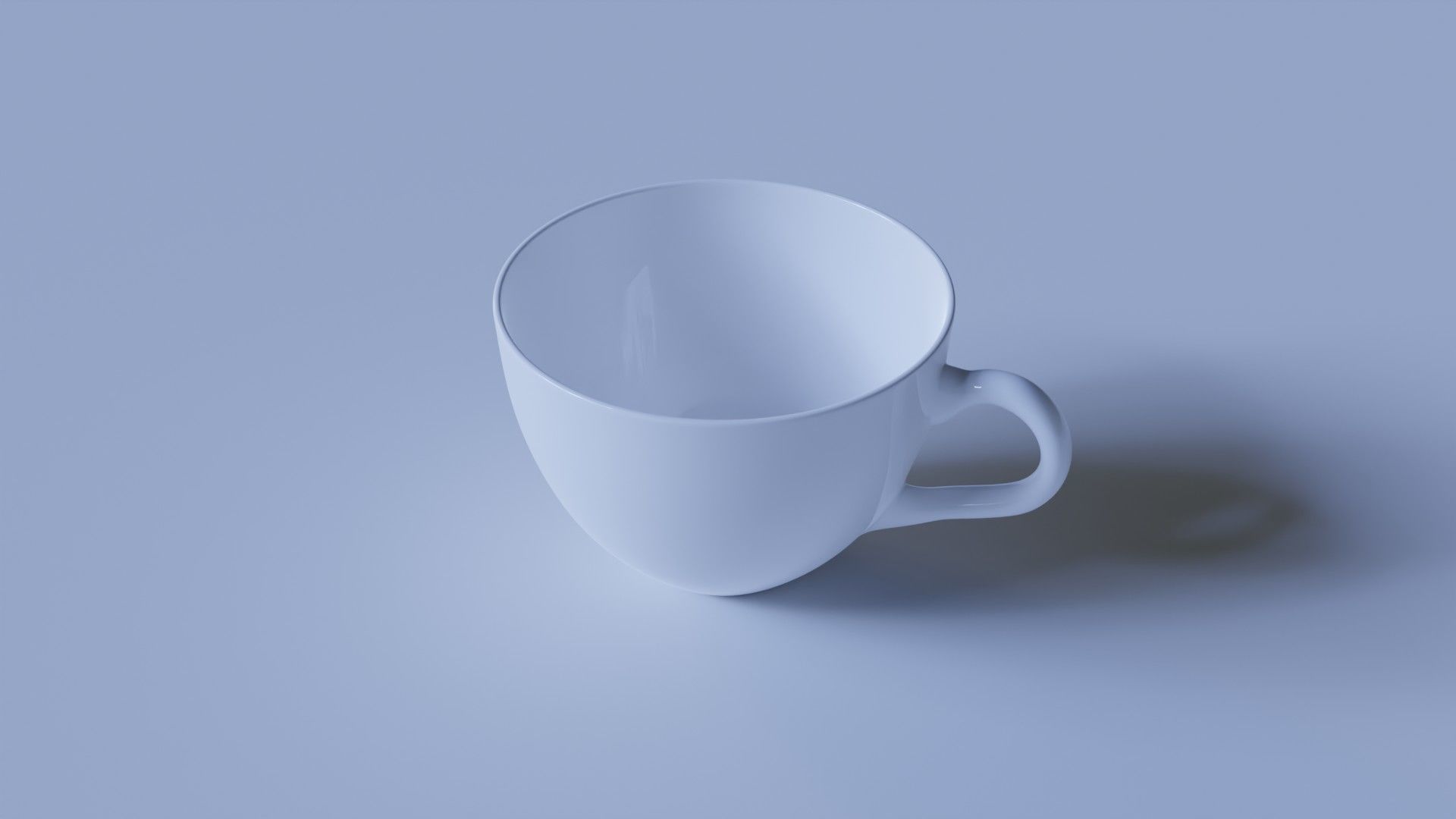 coffee cup and saucer 3D print model_2