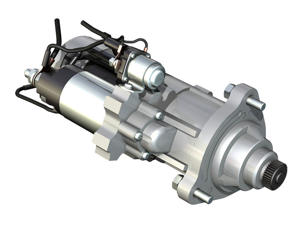Starter Motor 02 3D model_6