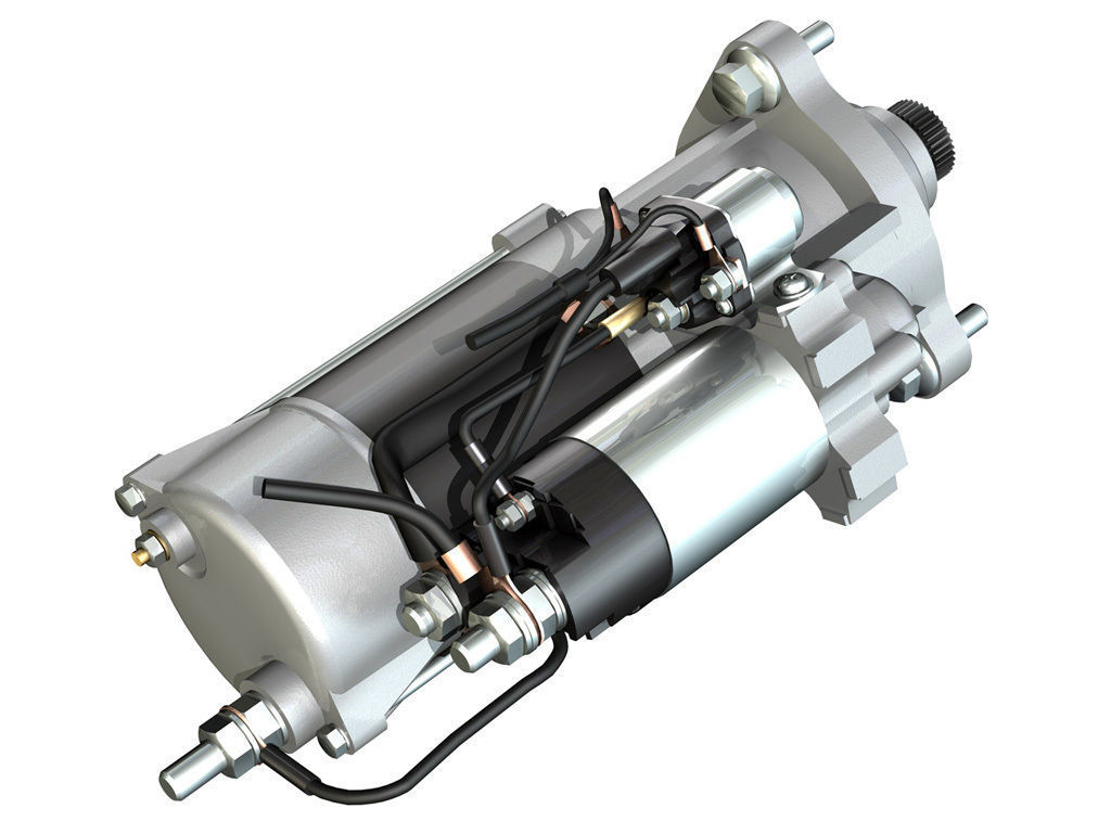 Starter Motor 02 3D model_5
