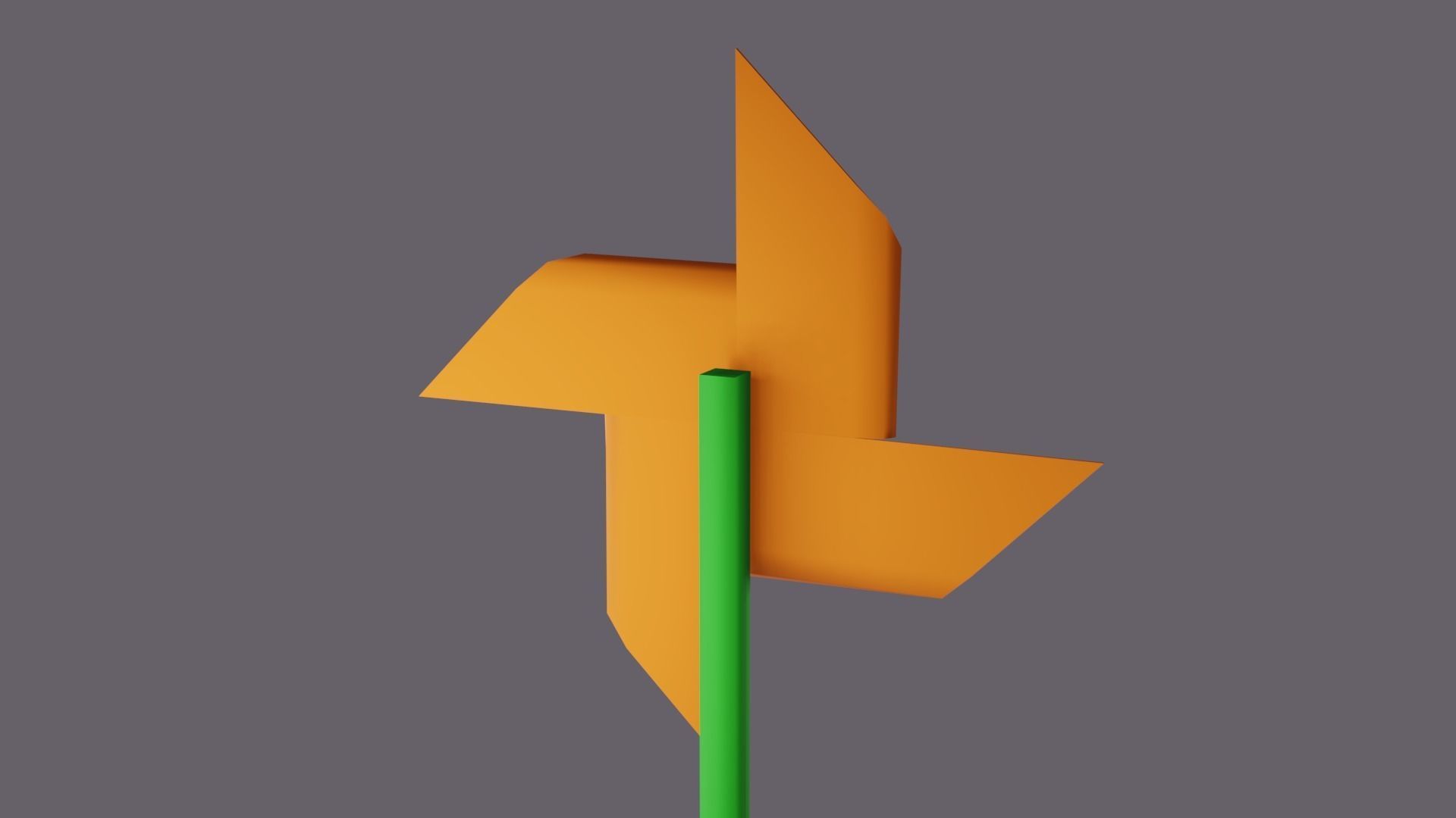 Paper spinner Free low-poly 3D model_6