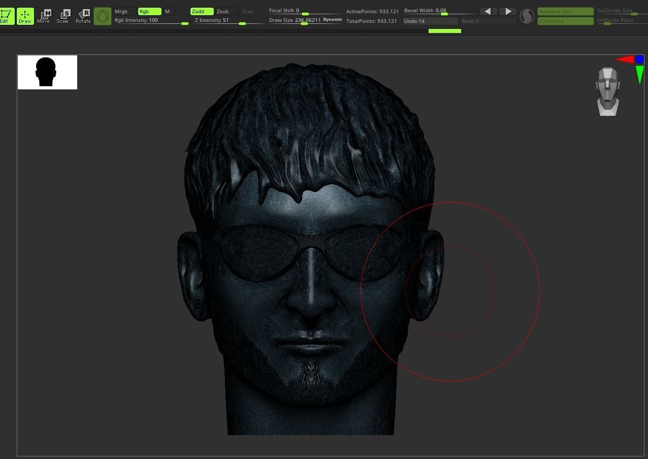 Layne Staley STL 3D print model_7