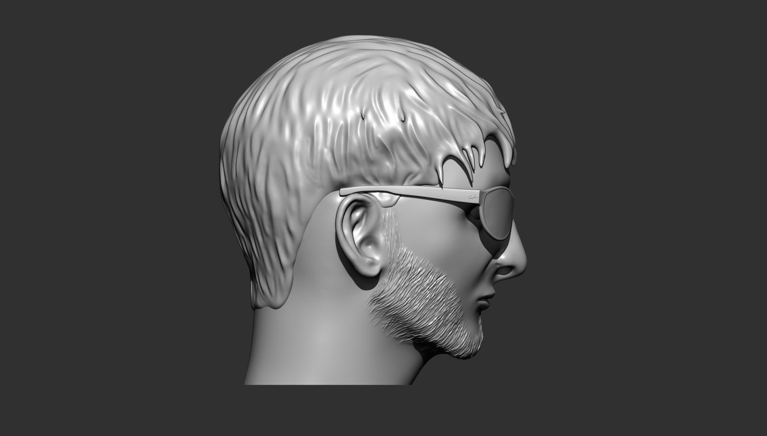 Layne Staley STL 3D print model_2