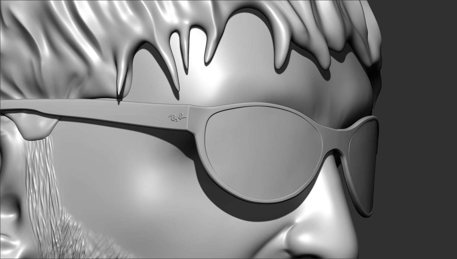 Layne Staley STL 3D print model_3