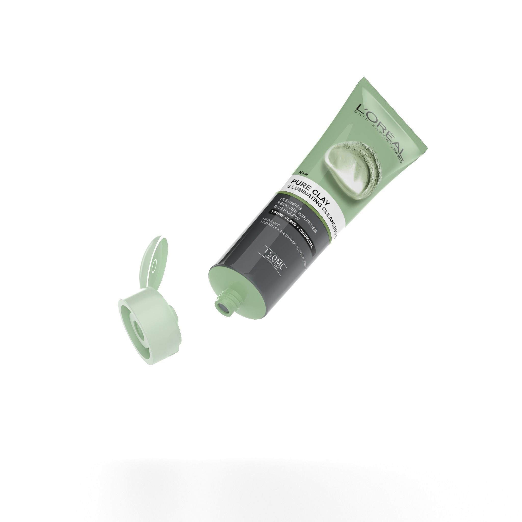 L Oreal Skin Expert - Pure Clay - Maya - VRay Next 3D model_2