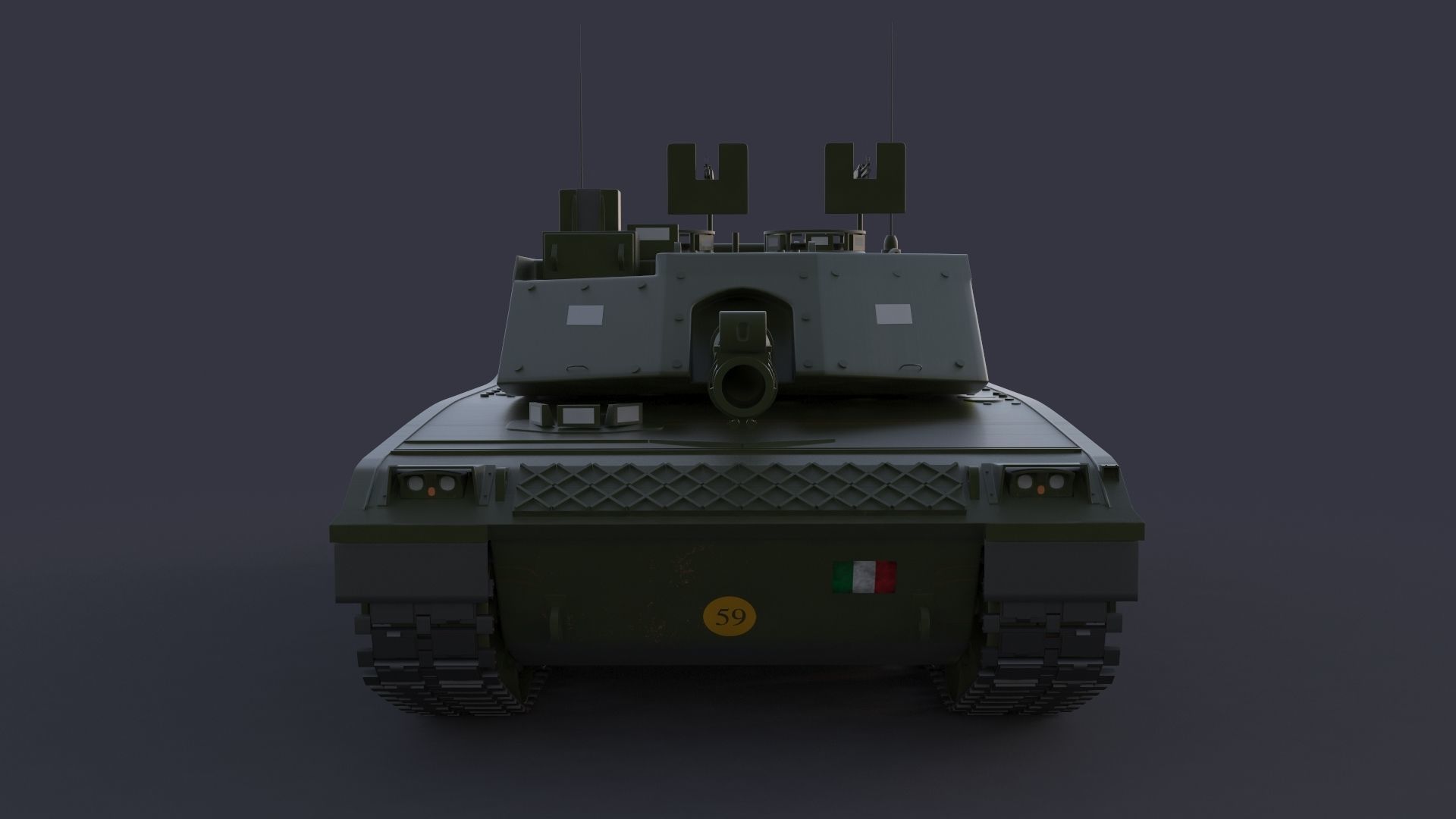 C1 Ariete 3D model_1