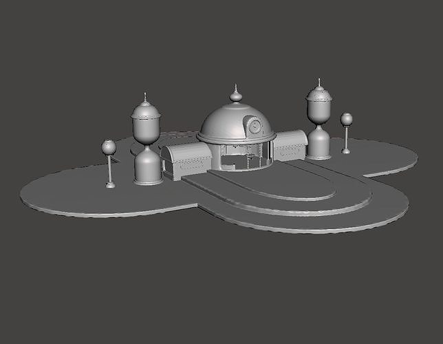 Spirit and Time Room 3D Model 3D print model