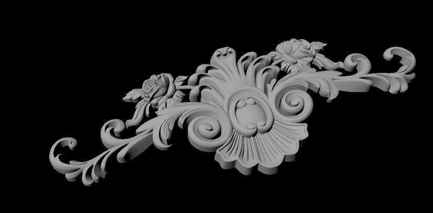 dekor ornament 3D model_2