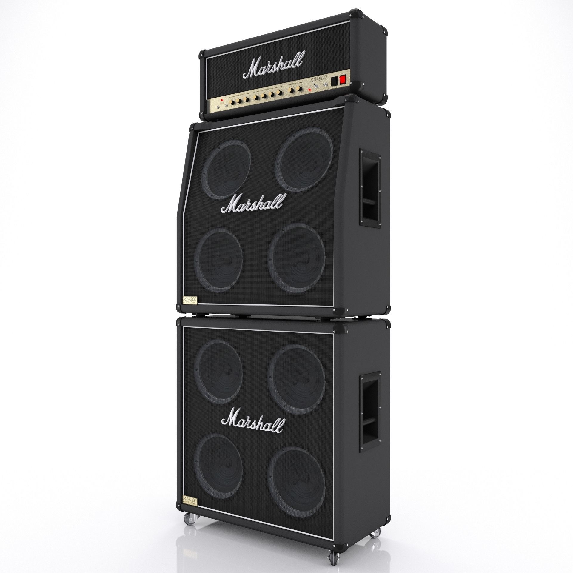 Guitar Amplifier Marshall JCM 900 3D model_2