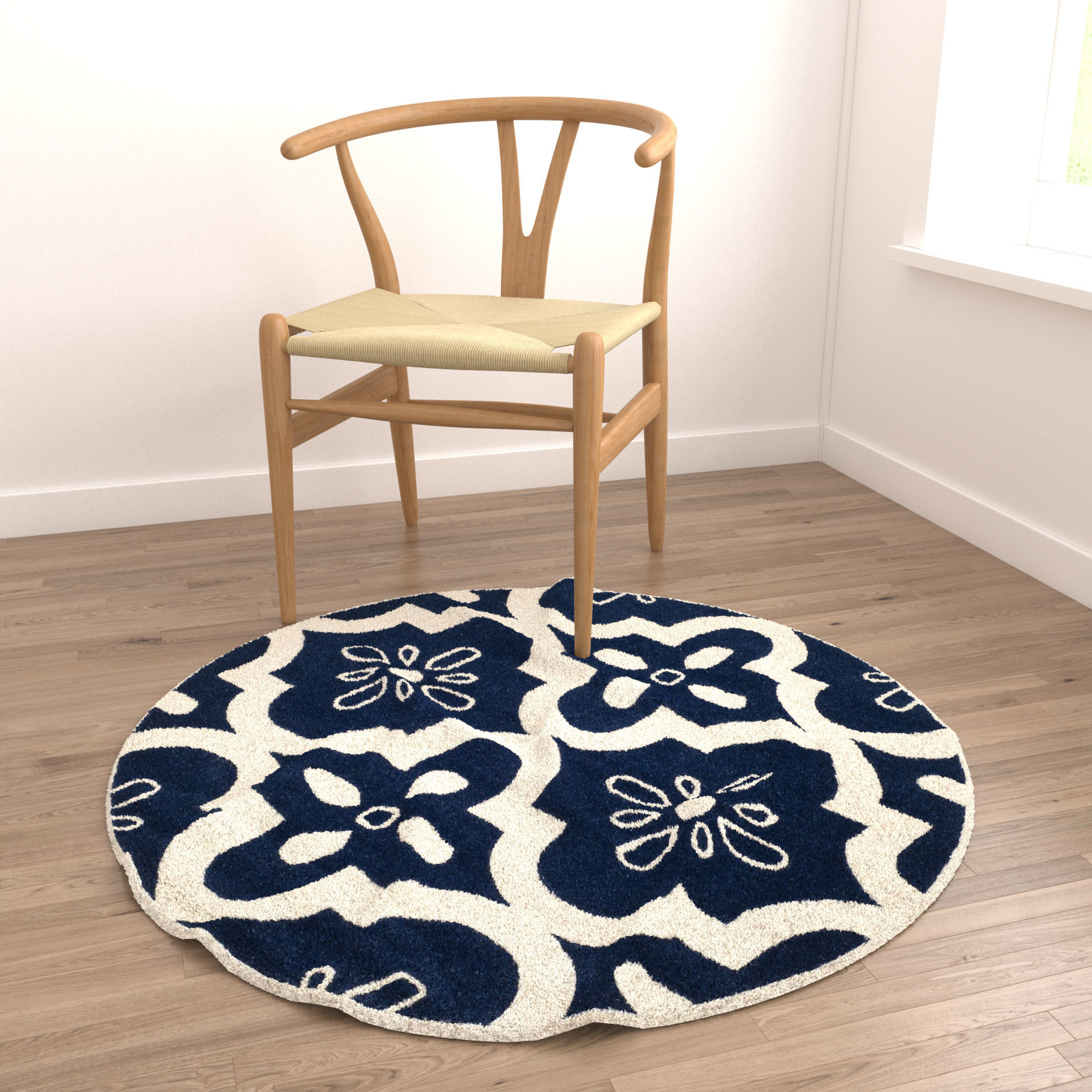 9 in 1 Rug Collection No 24 Low-poly 3D model_21