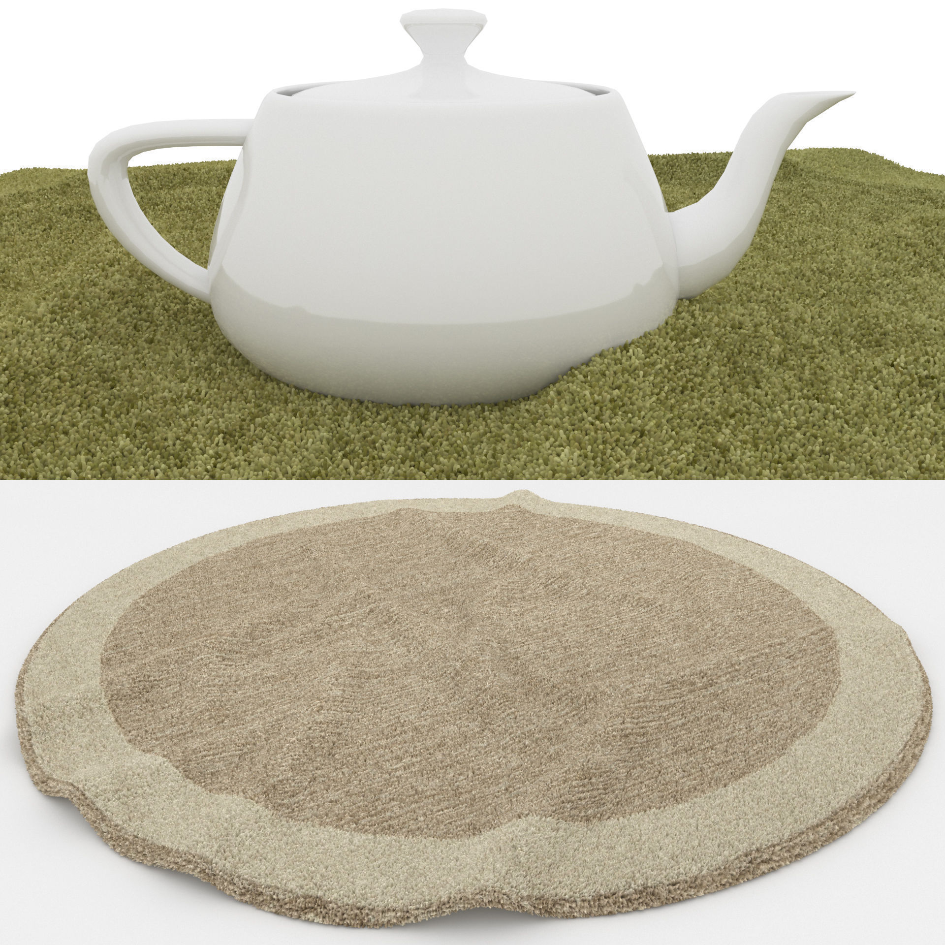 9 in 1 Rug Collection No 24 Low-poly 3D model_12