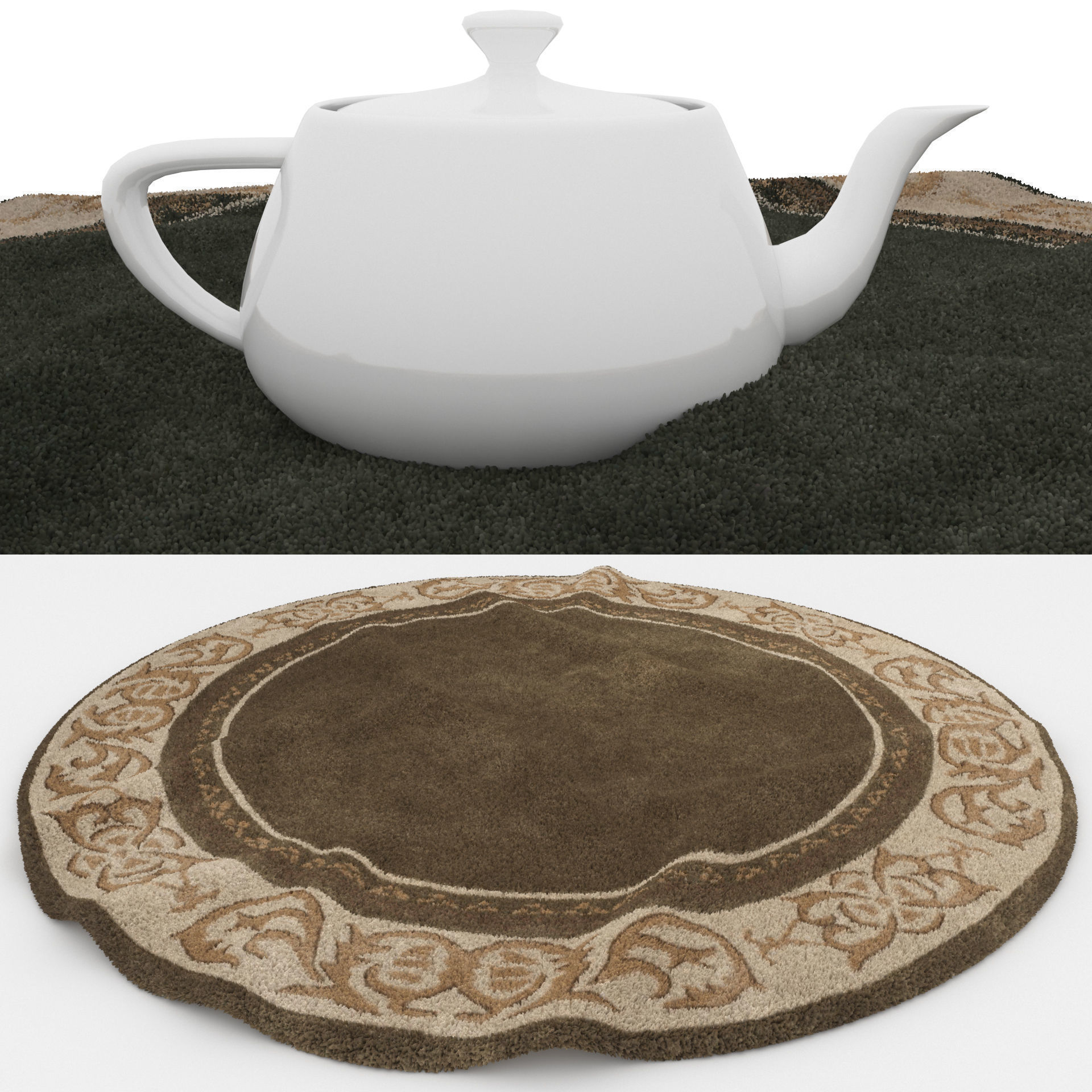 9 in 1 Rug Collection No 24 Low-poly 3D model_10