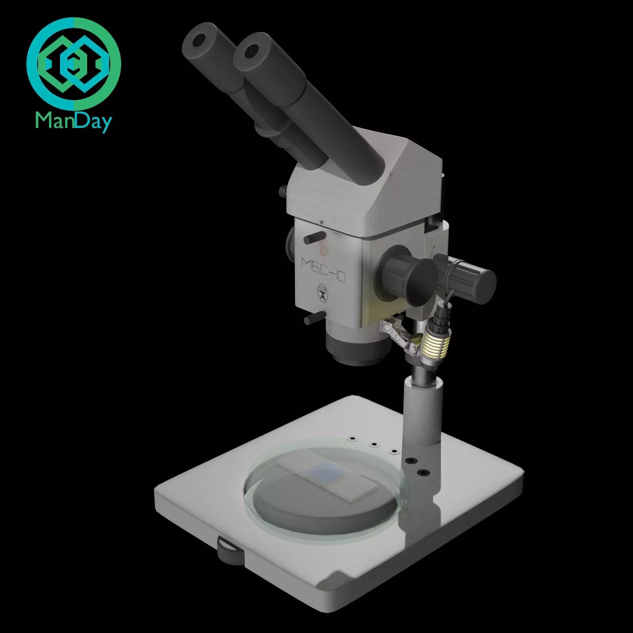 Soviet Stereoscope MBC-10 3D model