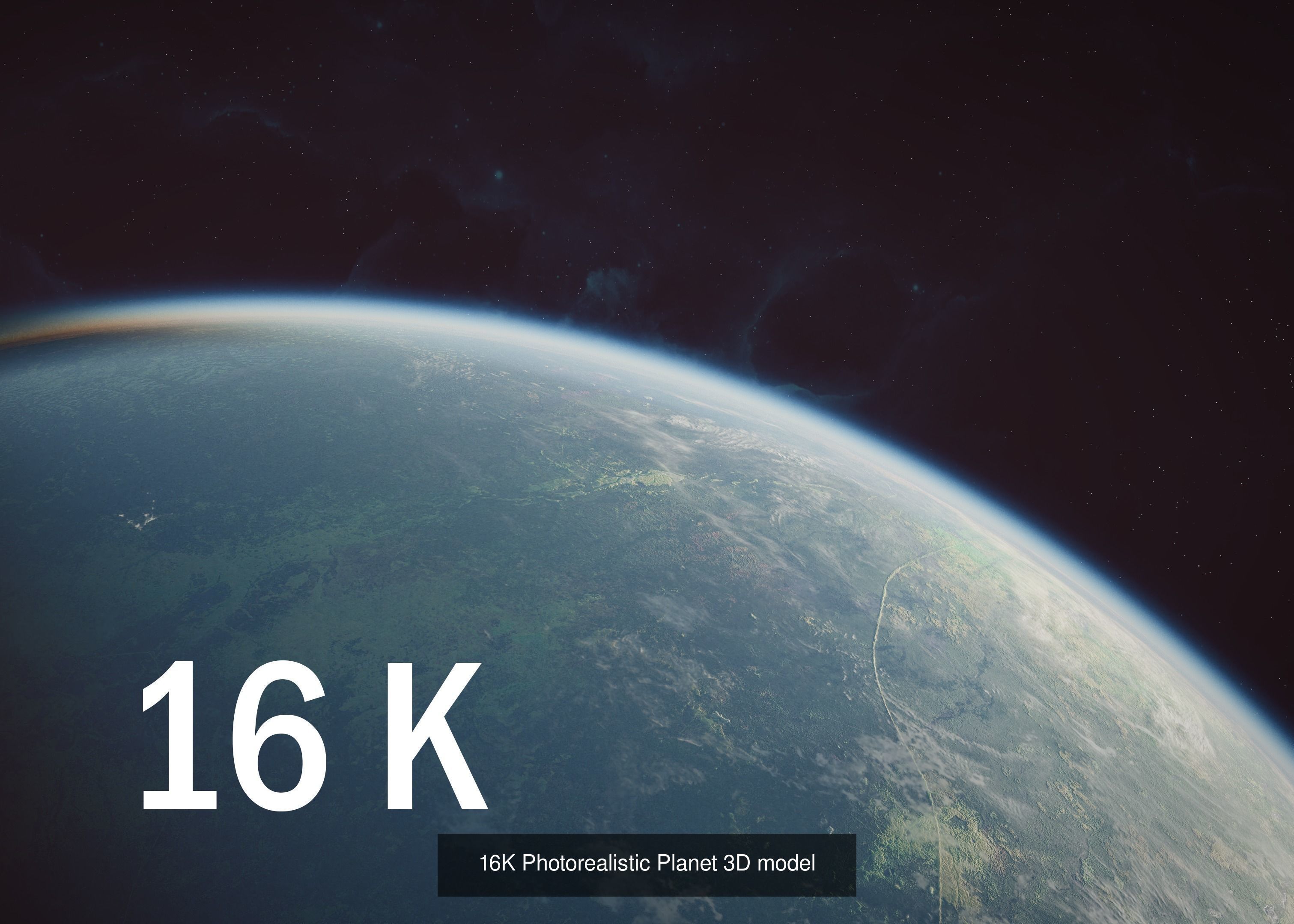 16K Photorealistic Planets 3D Models 3D Model Collection_4