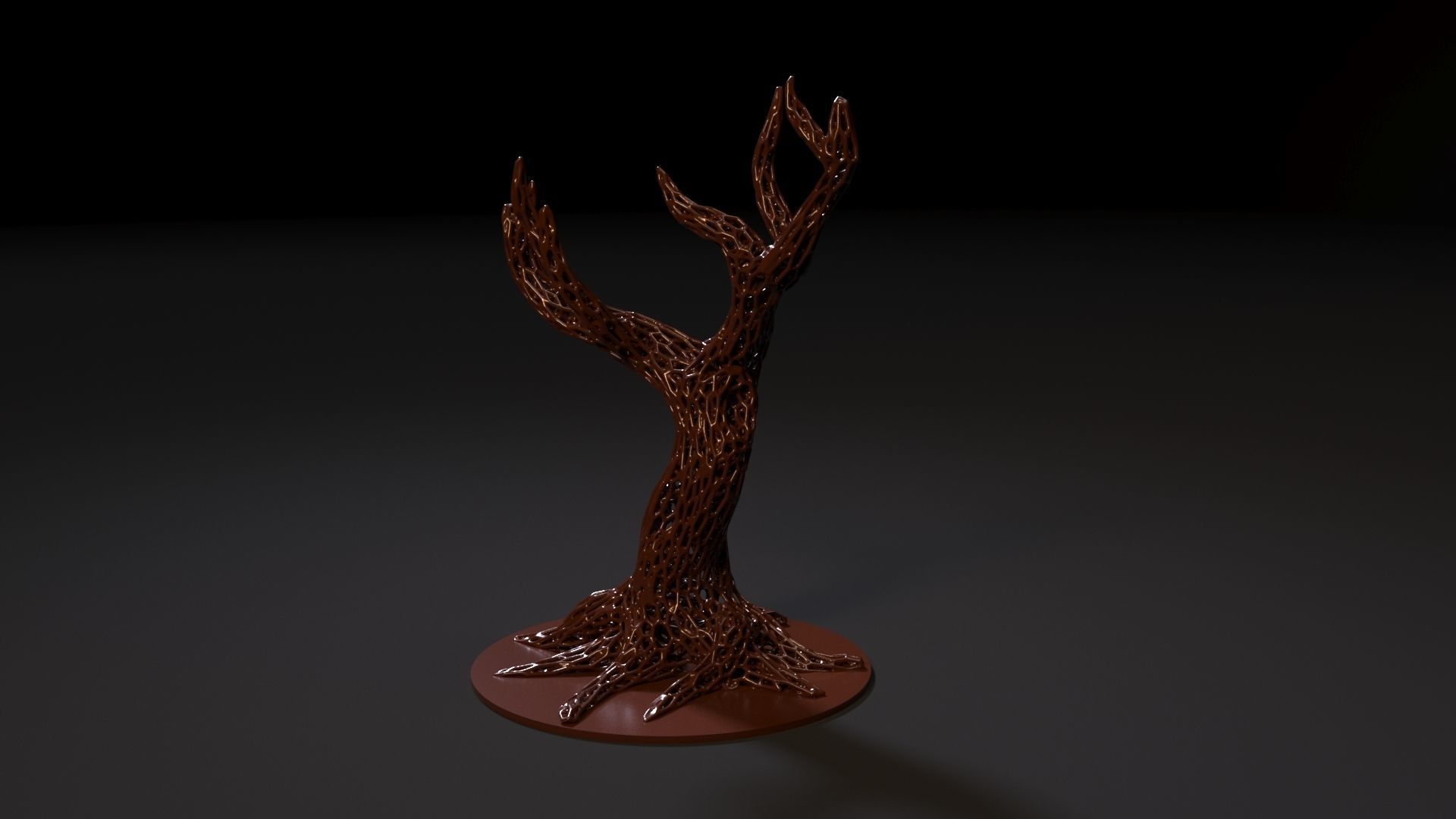 Wood voronoi 2 3D print model_2