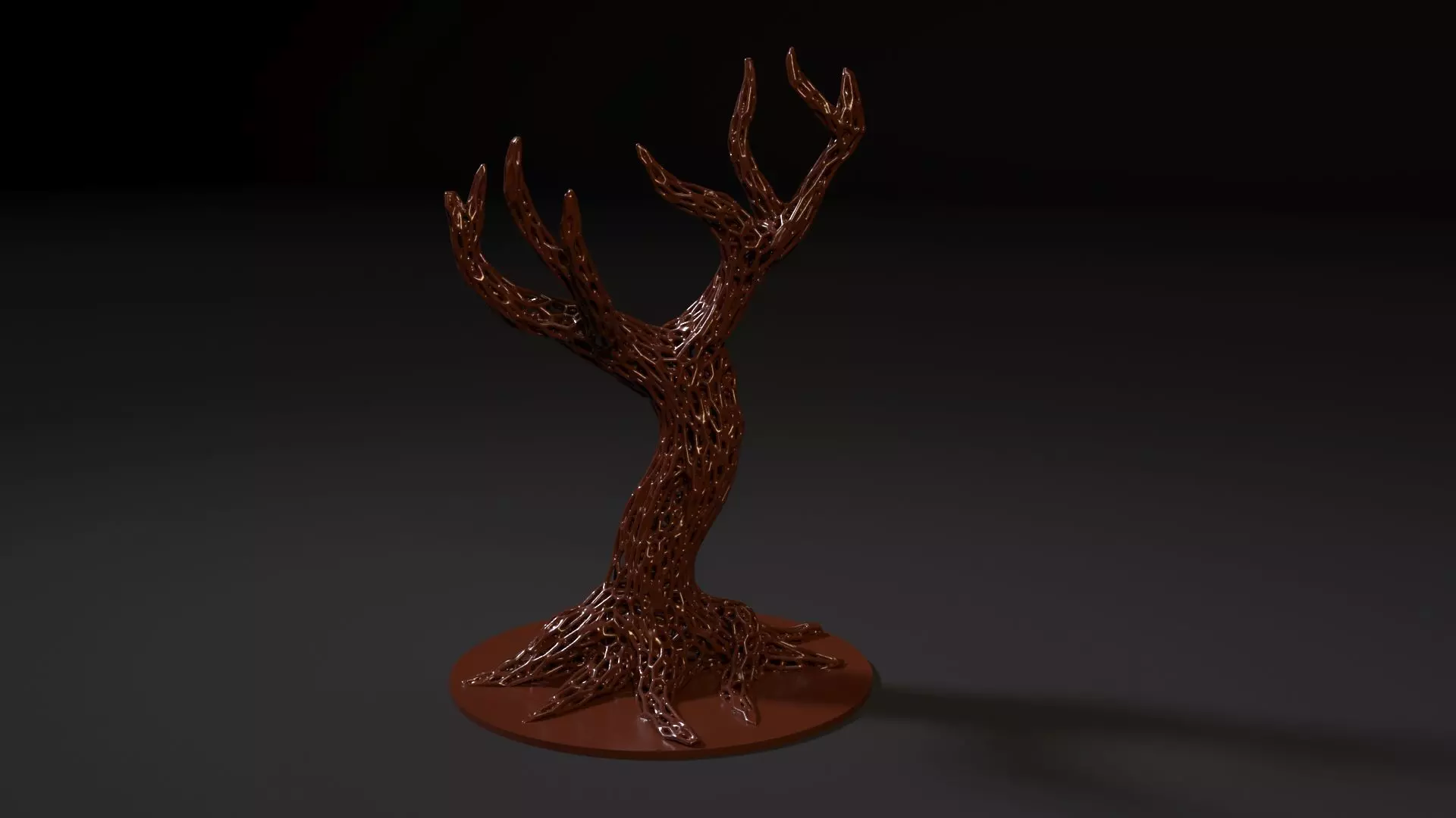 Wood voronoi 2 3D print model_0