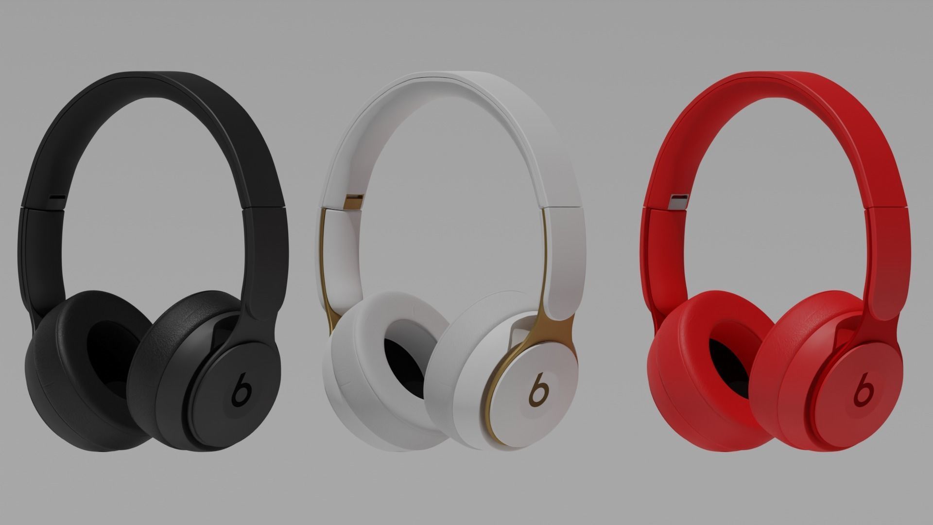 Beats Solo Pro Headphones 3D model_1