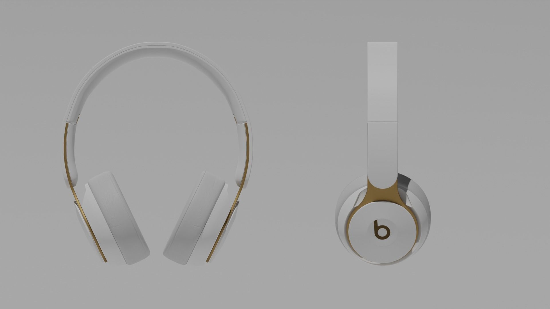 Beats Solo Pro Headphones 3D model_2