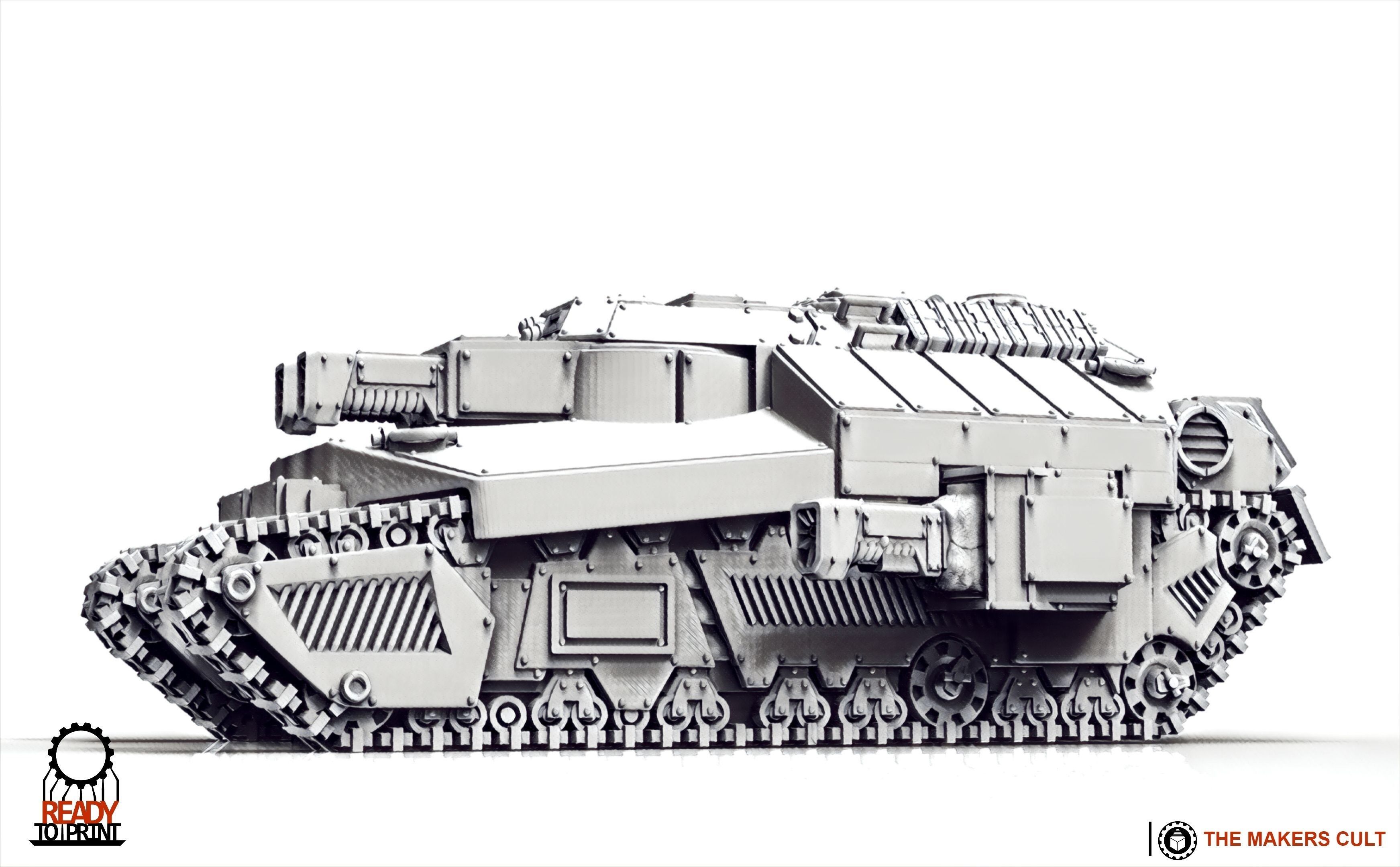 Cyberzerkers - Heavy Tank 3D print model_9