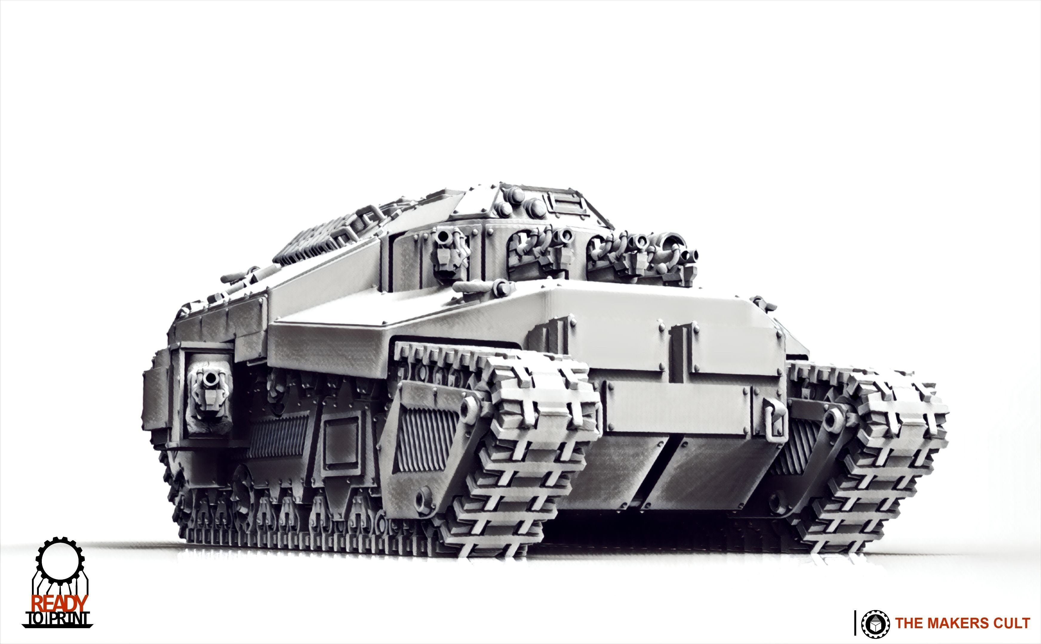 Cyberzerkers - Heavy Tank 3D print model_8
