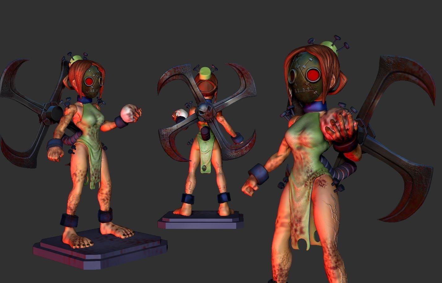 Painwheel  3D print model_1