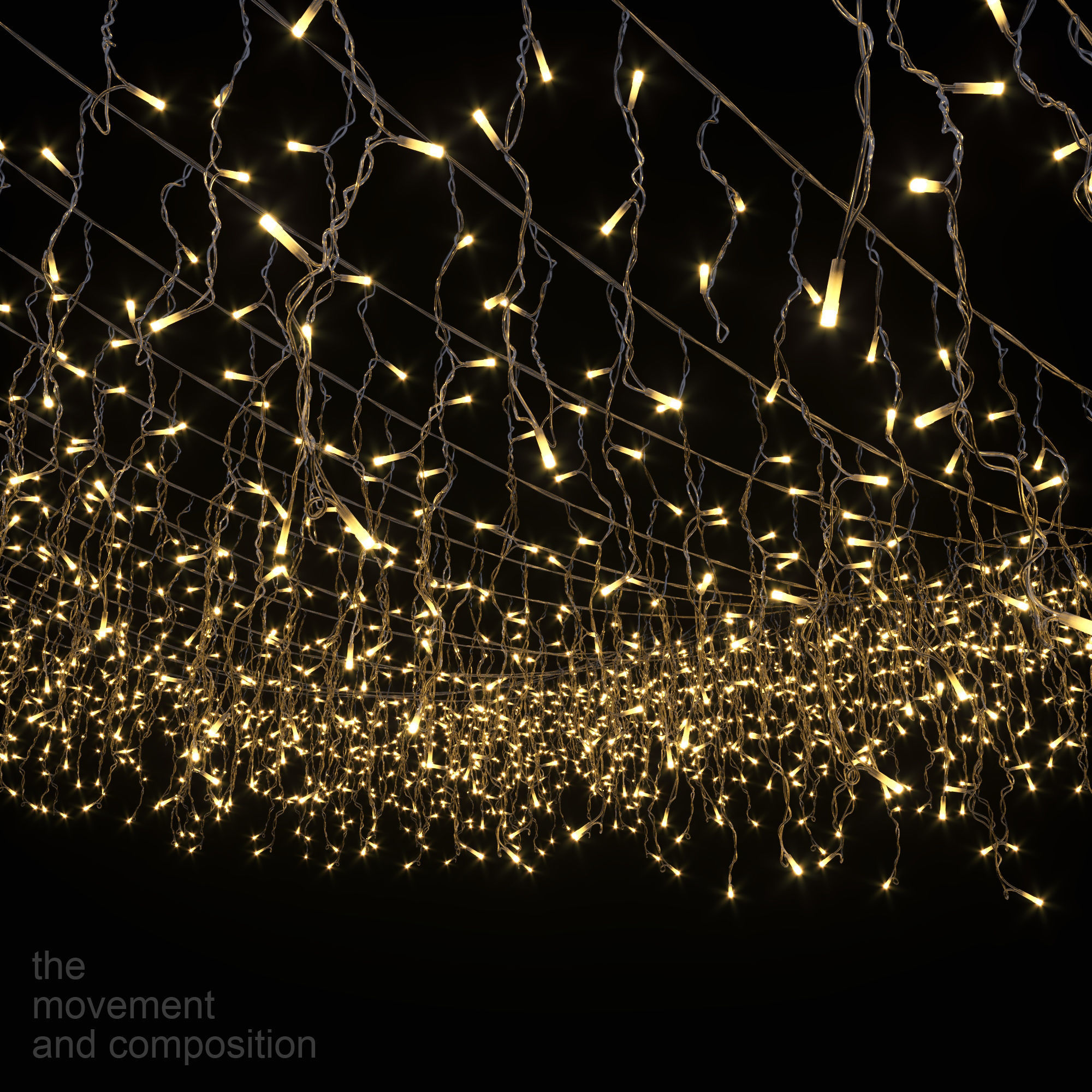 Editable Garland Fringe 3D model_0