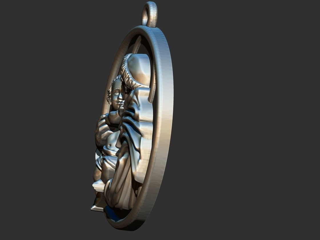 Santo Antonio - Saint Anthony  3D print model 3D print model_11