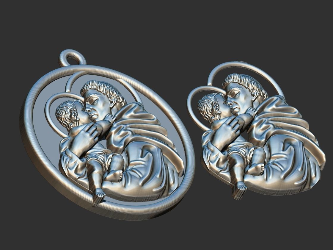 Santo Antonio - Saint Anthony  3D print model 3D print model_3
