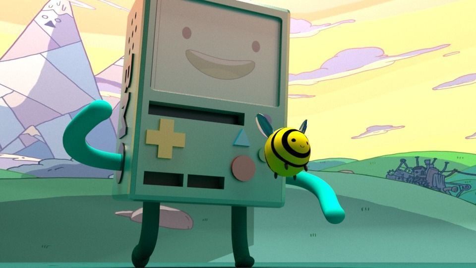 BMO - Adventure Time 3D model_3