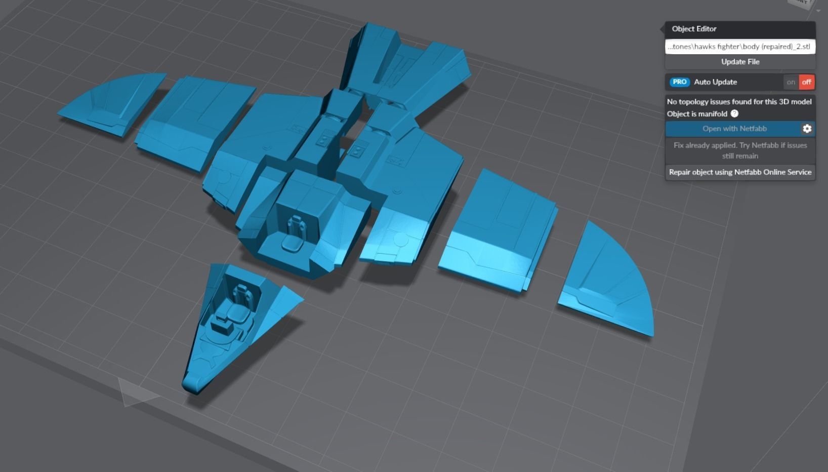 Hawks Fighter Scale model   3D print model_6