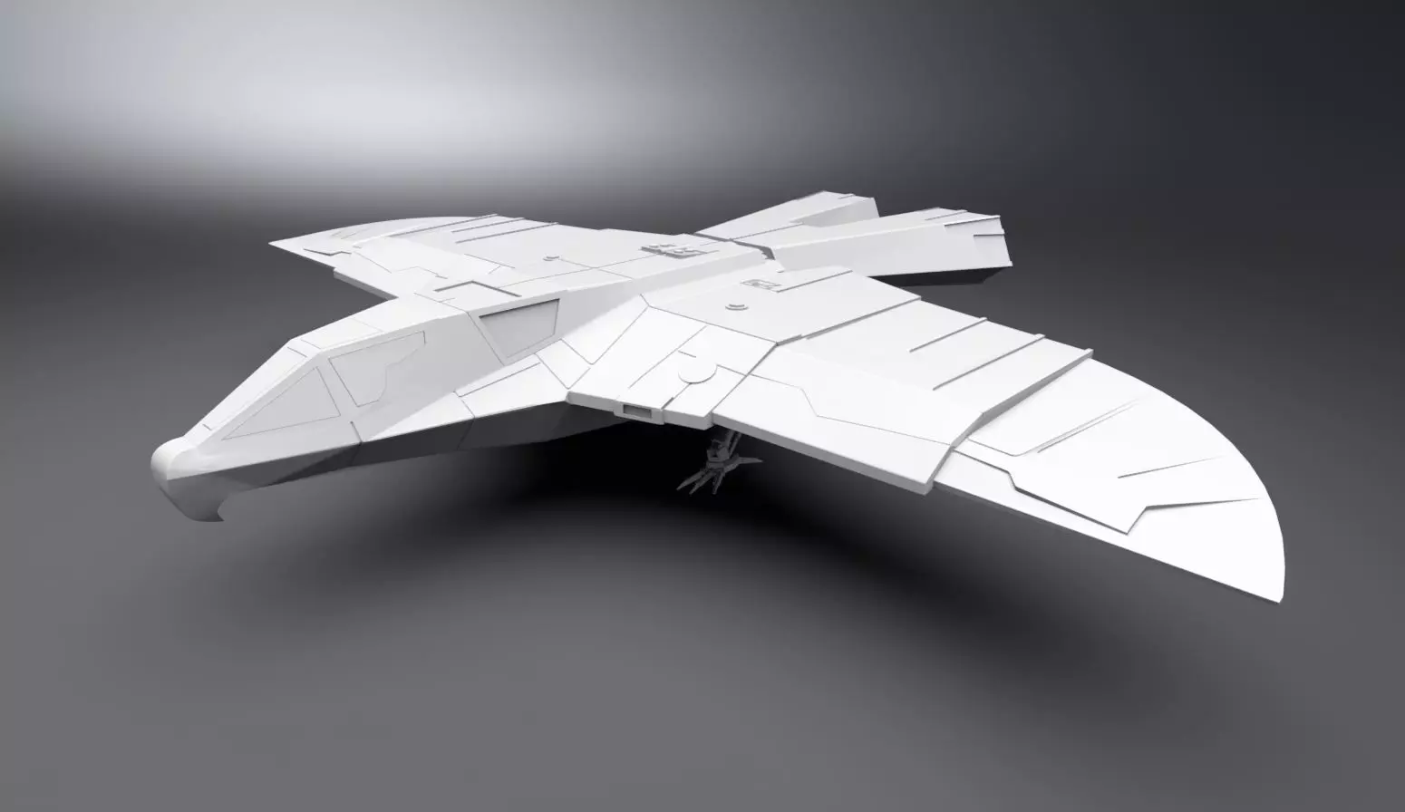 Hawks Fighter Scale model   3D print model_0