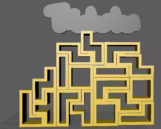 Stand Tetrix 3D model