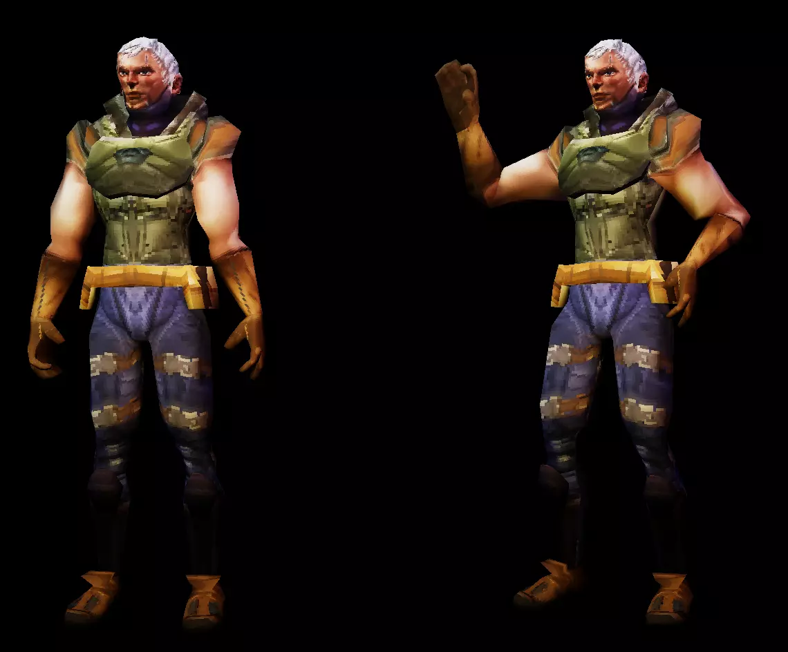 Marcel Mercenary Free low-poly 3D model