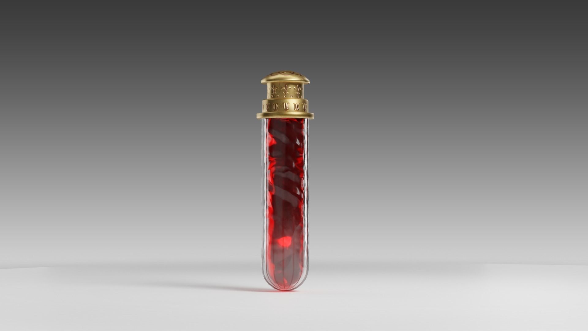 Health Potion Bottle Set Low-poly 3D model_6