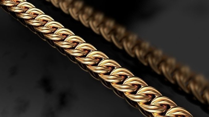 Miami Cuban Chain Necklace or pendant  3D print model