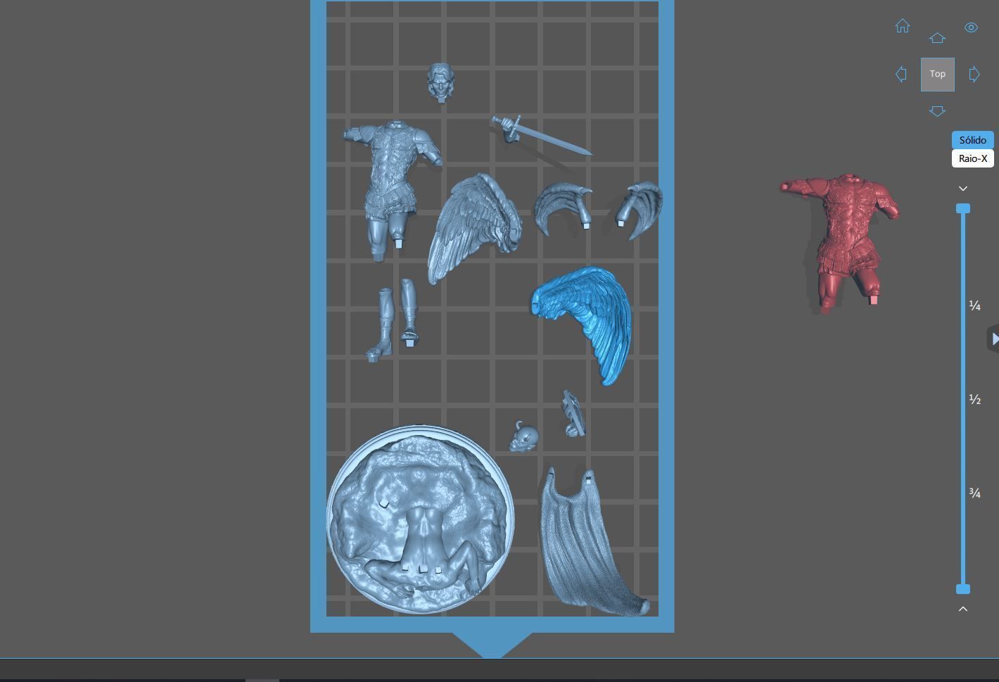 St Michael Archangel 3D print model_22