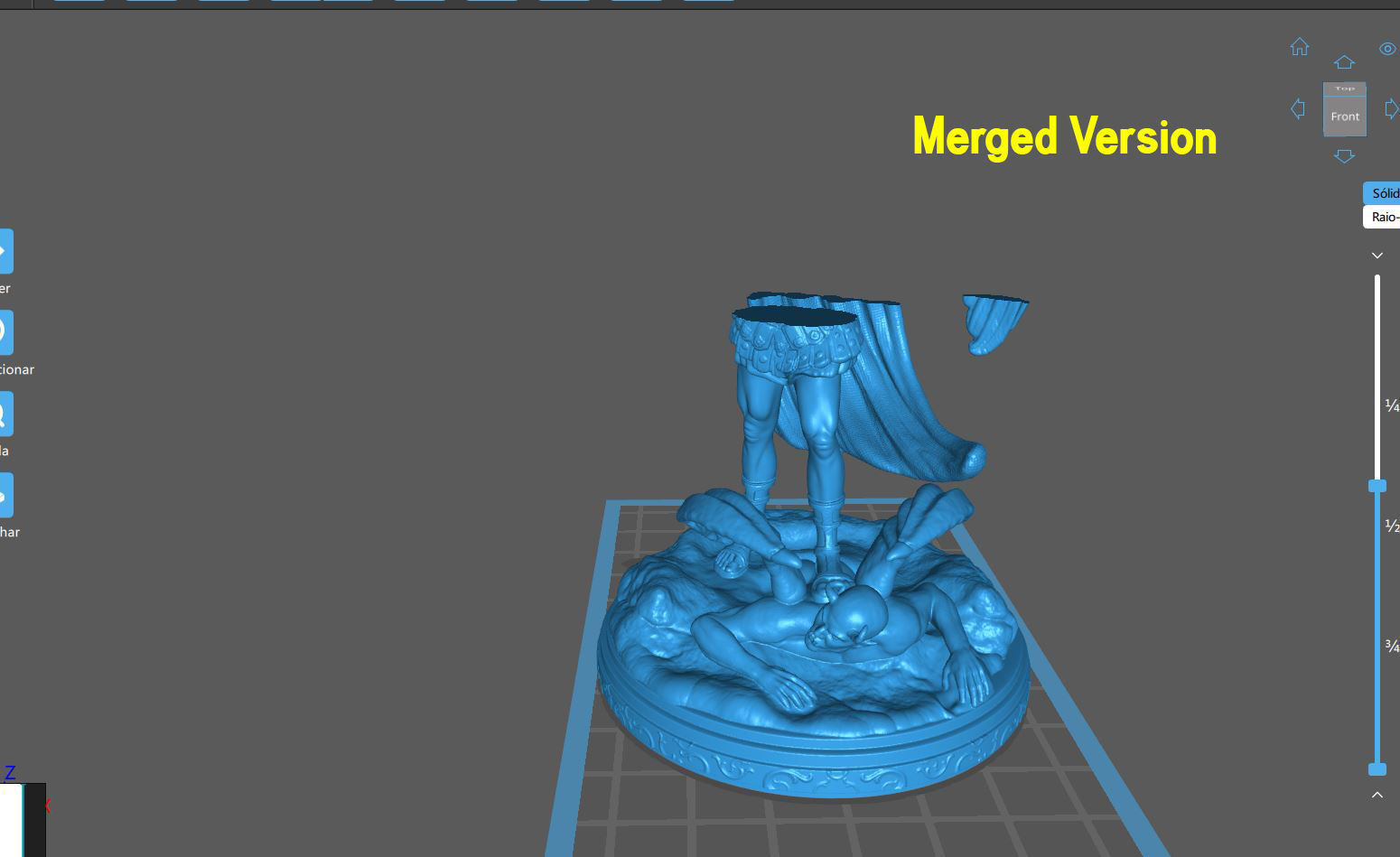 St Michael Archangel 3D print model_29